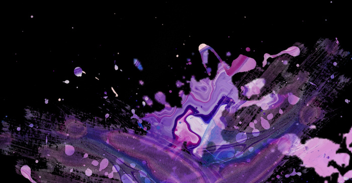 油漆喷溅质感纹理大气黑色背景