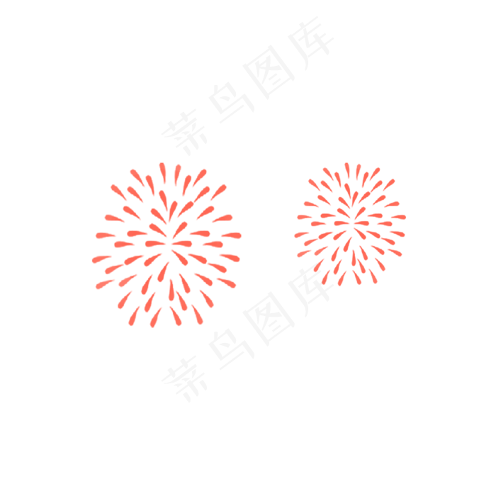 春节放好看的烟花,免抠元素(2000X2000(DPI:300))psd模版下载