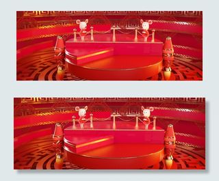 鼠年C4D三维产品展示台