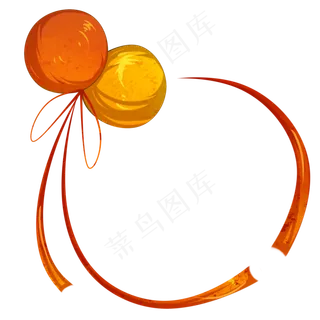 儿童气球装饰边框