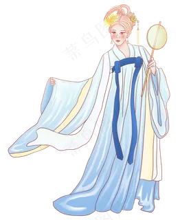 古装美女飘逸飞舞