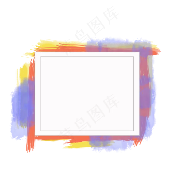 艺术涂鸦笔刷边框(2000X2000(DPI:3))psd模版下载