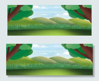 绿色的大森林免抠图