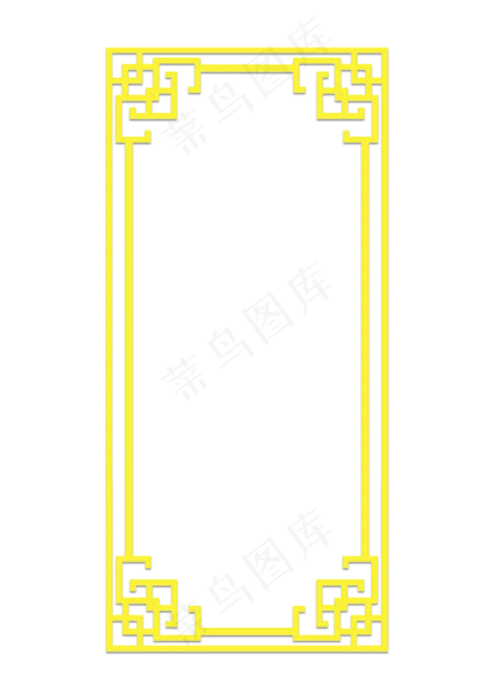 汉风电商边框(2480X3508(DPI:300))psd模版下载