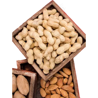 过年花生杏仁,免抠元素