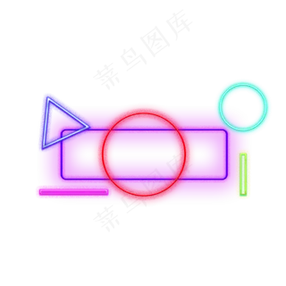 618电商霓虹灯标题框