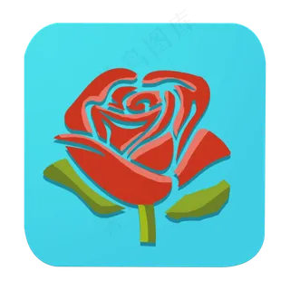 玫瑰图标