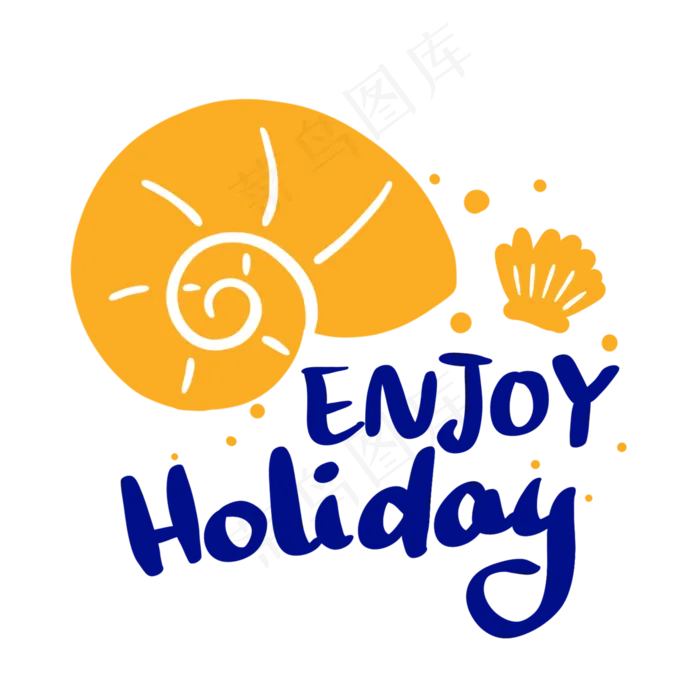 假日旅行简约英文花体字(2000X2000(DPI:300))psd模版下载
