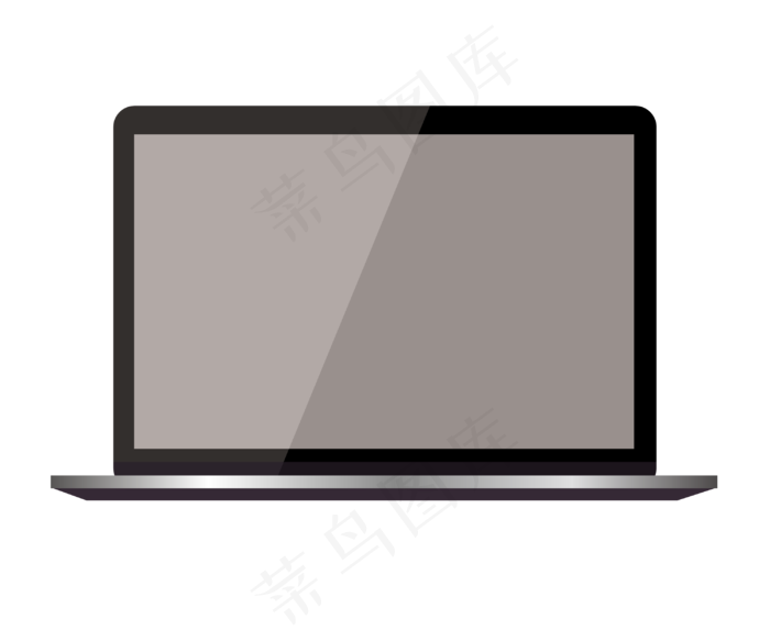 手绘电脑产品插画