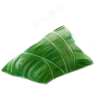 端午食物绿色粽子