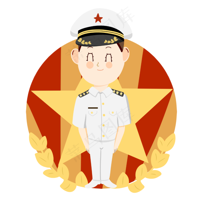 中国解放军(3000X3000(DPI:300))psd模版下载