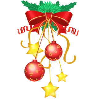 圣诞圣诞节圣诞挂饰,免抠元素