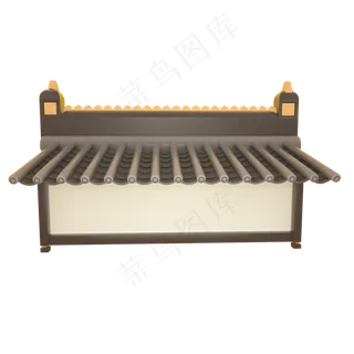 简约古风屋檐边框