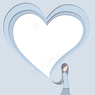 三八妇女节立体剪纸边框糖果色粉,免抠元素