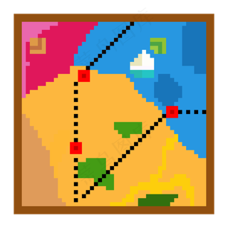 像素风格地图