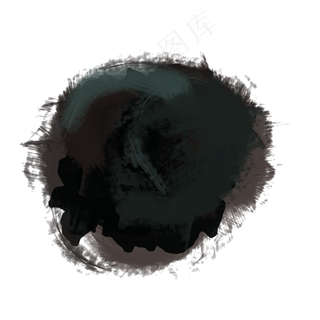 墨迹国画水墨笔刷