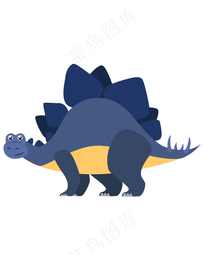 矢量免扣卡通恐龙,免抠元素(2000X2000(DPI:300))ai矢量模版下载