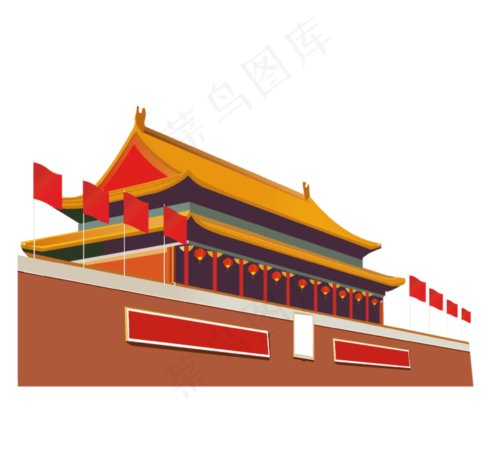 中国风格建筑物*