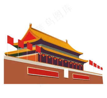 中国风格建筑物*