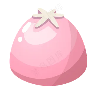 粉色水果情人节巧克力