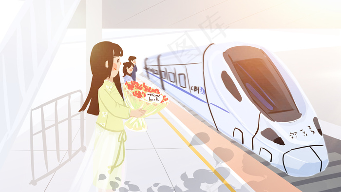 现代交通通勤方式(2880*1620px 300 dpi )psd模版下载