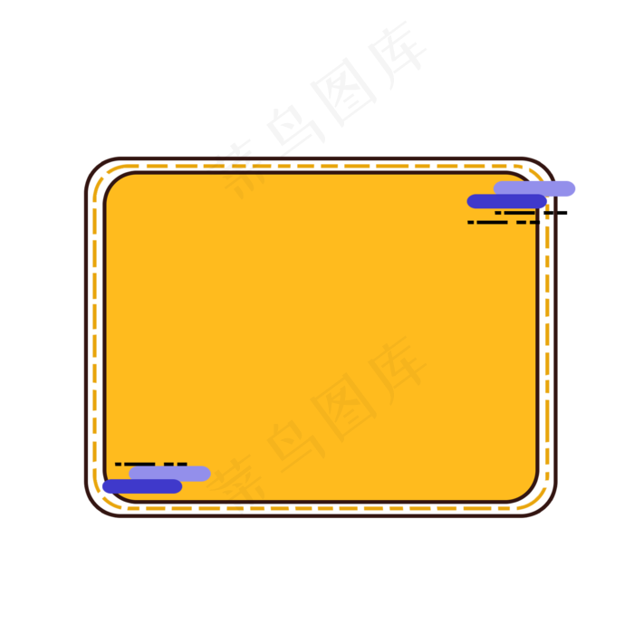 电商矩形创意边框