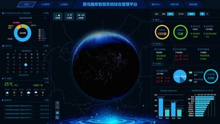 web端可视化数据中心界面设计