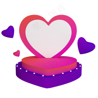 紫色渐变电商产品展示台