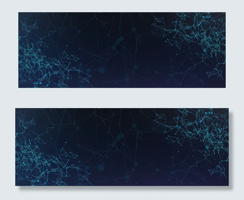 商务流动线条蓝色banner(1920*700px 	       )psd模版下载