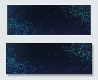 商务流动线条蓝色banner 商务流动线条蓝色banner