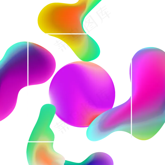 618彩色流体渐变618炫彩流(2000X2000(DPI:300))psd模版下载