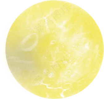 端午节黄色月亮满月科技免扣PNG