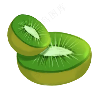 绿色猕猴桃水果