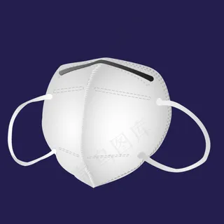 矢量仿真N95口罩,免抠元素