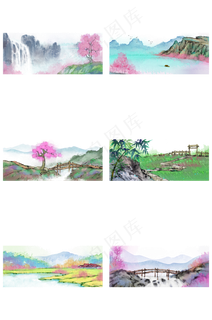 水墨山水风景合集