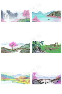 水墨山水风景合集 水墨山水风景合集