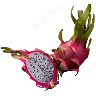 实拍好吃饭后火龙果