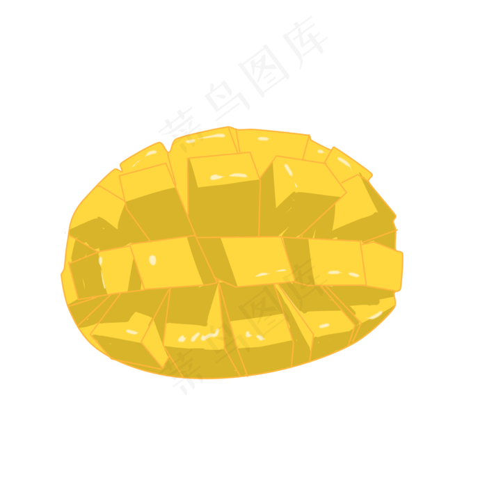 夏天夏日水果芒果卡通手绘免抠素