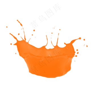 果汁橙汁飞溅,免抠元素