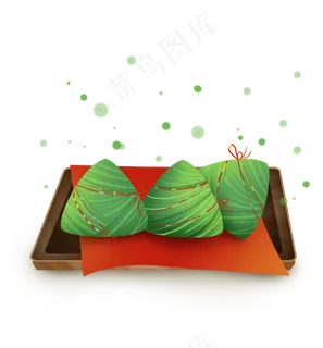 端午节传统小吃粽子