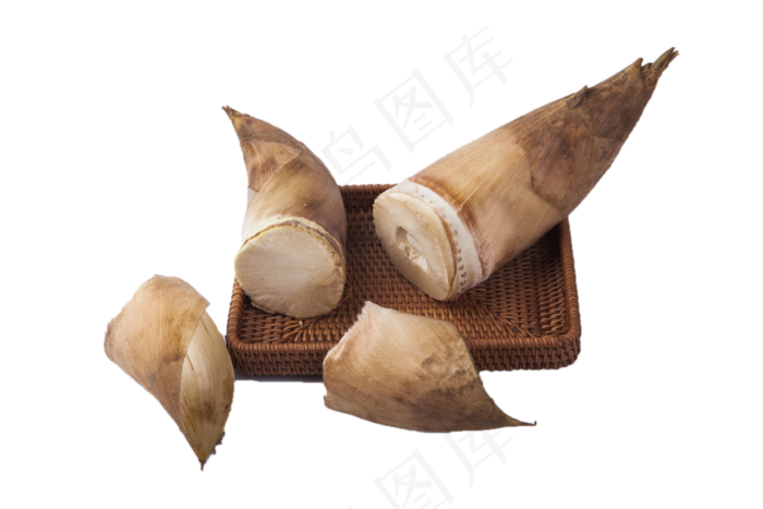 竹笋笋尖绿色食品,免抠元素