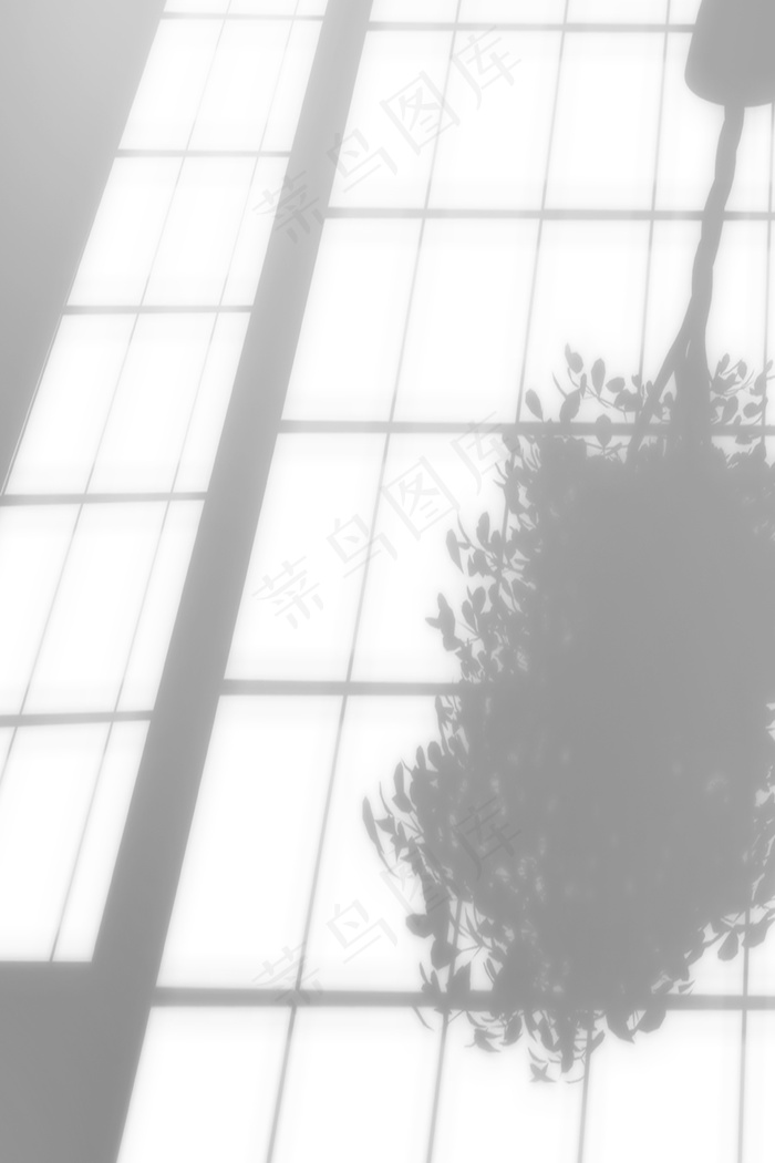 简约投影窗影光影背景