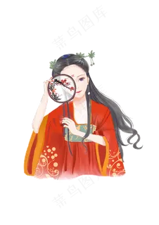 中国复古风美少女