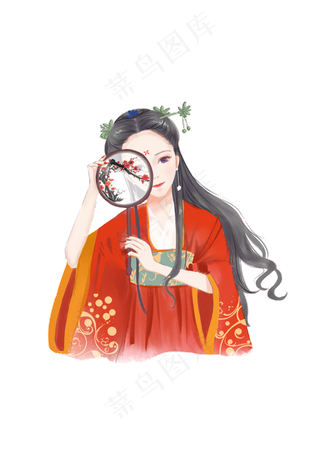 中国复古风美少女