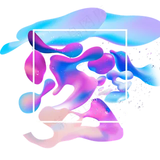 618彩色流体渐变618炫彩流