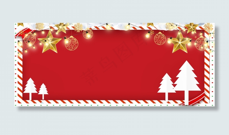 圣诞礼遇季促销电商海报背景