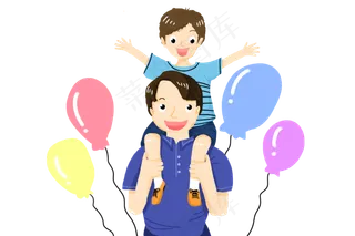 父亲节开心玩耍