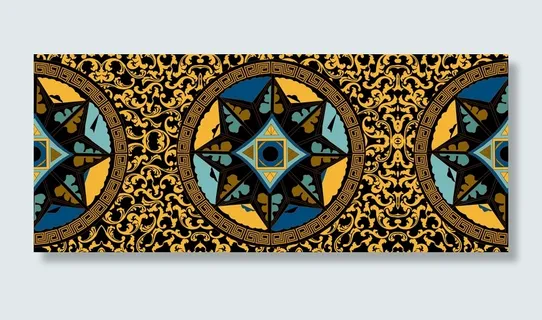 民族风花纹底纹少数民族特色中式花纹