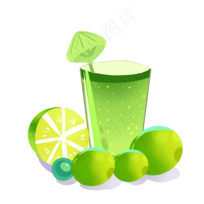 大暑柠檬水(2000X2000(DPI:299))psd模版下载