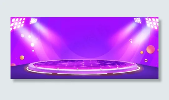 双12狂欢继续灯光紫色banner